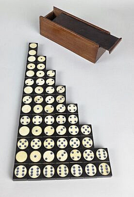 4738-955 Bone Dominoes A