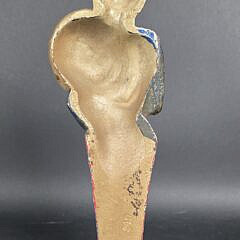 Vintage Art Deco Hubley Anne Fish Bellhop Cast Iron Doorstop