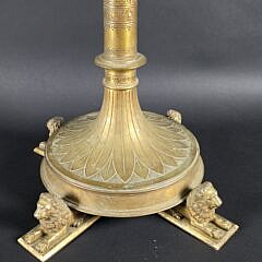 Antique Art Nouveau French Marble Top Bistro Table