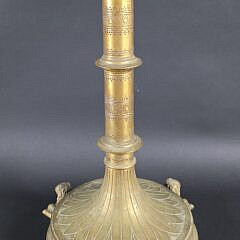 Antique Art Nouveau French Marble Top Bistro Table