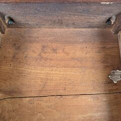 Antique Wood Specimen Inlaid One Drawer Night Stand Work Table, 19th century