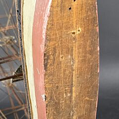 Antique Fully Rigged Three Masted Clipper Ship Boat Model, 19th century