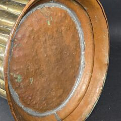Vintage Arts and Crafts Copper and Brass Umbrella Stand, 20th century