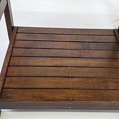 Pair of Porthole Bentwood End Tables