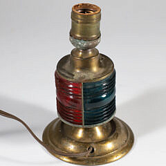 Petite Port and Starboard Brass Table Lamp