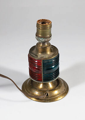 Petite Port and Starboard Brass Table Lamp