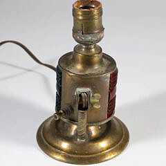 Petite Port and Starboard Brass Table Lamp