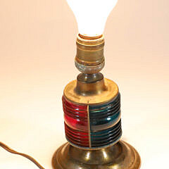 Petite Port and Starboard Brass Table Lamp