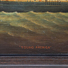 Brian Coole Oil on Panel “The Young America”