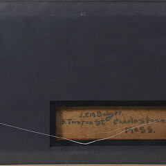 Samuel Finley Morse Badger Oil on Canvas “Portrait of the Three-Masted Schooner Bessie C. Beach”