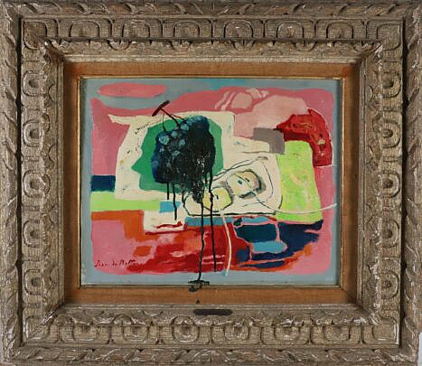 Jean De Botton Oil on Linen Abstract Still Life