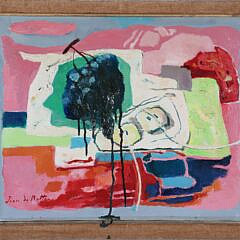 Jean de Botton Oil on Linen “The Savour of the Fruit”, circa 1923