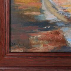David Lazarus Oil on Board “Sanford Farm Barn”