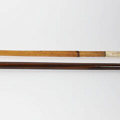 Two Whaler Made Naughty Nellie Canes, 19th Century