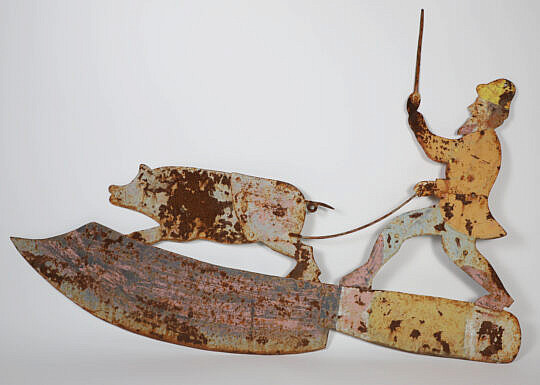Cut Metal Painted Butcher
