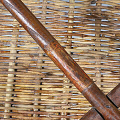 Vintage Heywood Wakefield Wicker Armchair with Maker’s Label