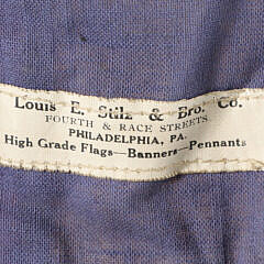 Three American Flag Centennial Parade Sashes, circa 1876, Manufactured by Louis E. Stiltz & Bro. Co. Philadelphia PA