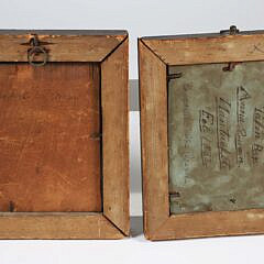 Pair of Anna Swain Nantucket Miniature Portraits of Man and Woman, circa 1832