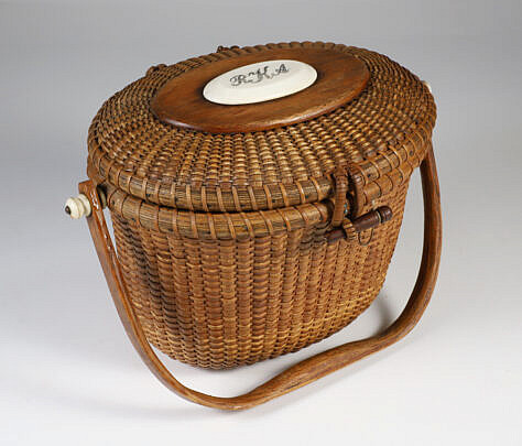 Jose Formoso Reyes (1902-1980) Nantucket Friendship Basket, circa 1977