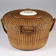 Jose Formoso Reyes Nantucket Friendship Basket, circa 1977