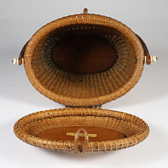 Jose Formoso Reyes Nantucket Friendship Basket, circa 1977