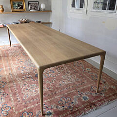 Bespoke Contemporary 10 Foot Hand Crafted Ash Dining Table