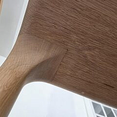 Bespoke Contemporary 10 Foot Hand Crafted Ash Dining Table