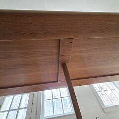 Bespoke Contemporary 10 Foot Hand Crafted Ash Dining Table