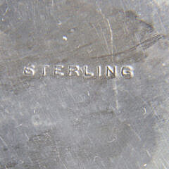 Dominick & Haff Sterling Silver Mixed Metals Covered Bowl