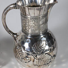 Rogers-Smith Silver Plated Pitcher, Bowl, Wine Glass, and Tray