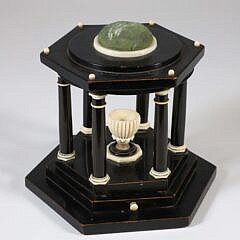 Biedermeier Pincushion in the Shape of a Temple, Central European