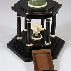 Biedermeier Pincushion in the Shape of a Temple, Central European, first half of the 19th Century