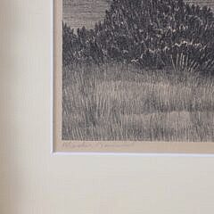 Ruth Haviland Sutton (1898-1960) “Marshes, Nantucket”, Lithograph