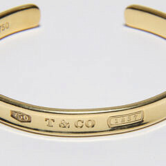 Tiffany & Co. 18k Yellow Gold Cuff,