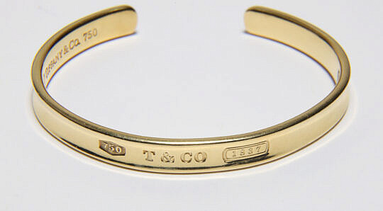 Tiffany & Co. 18k Yellow Gold Cuff,
