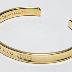 Tiffany & Co. 18k Yellow Gold Cuff, circa 1997