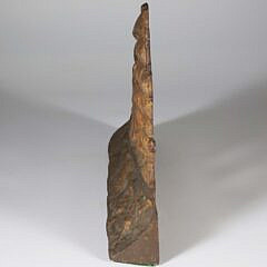 Painted Cast Bronze Clipper Ship Doorstop