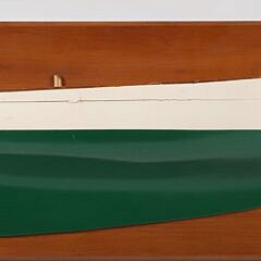 Hereschoff Half Hull Schooner "Aileen Booth" Carved by A.Dorman
