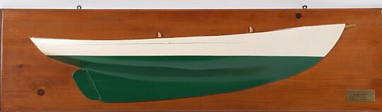 Hereschoff Half Hull Schooner "Aileen Booth" Carved by A.Dorman