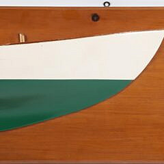 Hereschoff Half Hull Schooner “Aileen Booth” Carved by A.Dorman
