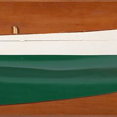 Hereschoff Half Hull Schooner “Aileen Booth” Carved by A.Dorman