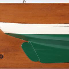 Hereschoff Half Hull Schooner “Aileen Booth” Carved by A.Dorman
