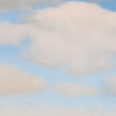 Contemporary Oil on Board “Beach Scene” D.L. Meyer