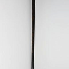 Mechanical Polychromed Carved Wood German Shephard Walking Stick, 19th Century