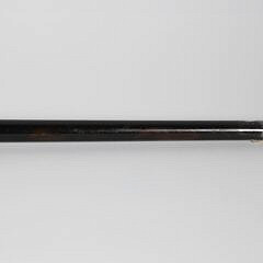 Mechanical Polychromed Carved Wood German Shephard Walking Stick, 19th Century