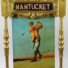 Contemporary “Nantucket Sankaty Head Golf” Sign