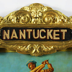 Contemporary “Nantucket Sankaty Head Golf” Sign