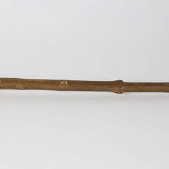 Mechanical Carved Wood Bulldog Walking Stick
