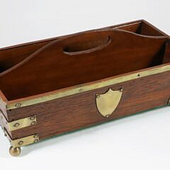 Brass Bound Cutlery Tray