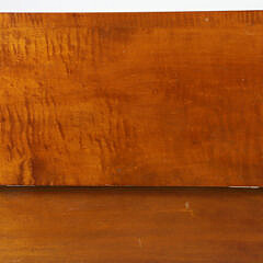 Eldred Wheeler Tiger Maple Chippendale Style Miniature Blanket Chest